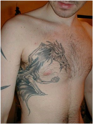 dragon tattoo art. Back Dragon Tattoo on body