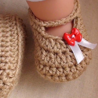 Posh Crochet Baby Booties Pattern