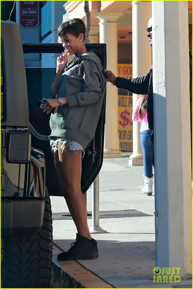 Celeb Diary: Rihanna in West Hollywood, California