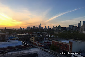 48 No Interstate back roads cross country coast-to-coast road trip Manhattan skyline from Brooklyn New York City NYC