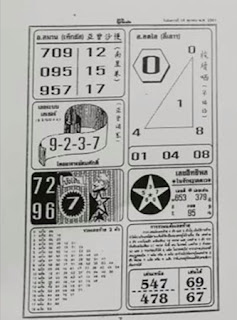 Thai Lotto First Paper For 16-10-2018