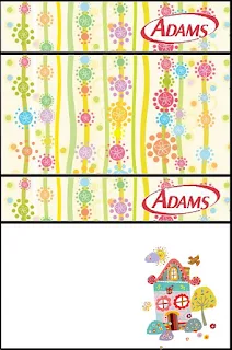 Dolls House Birthday Party Free Printable Gum Adams Labels.