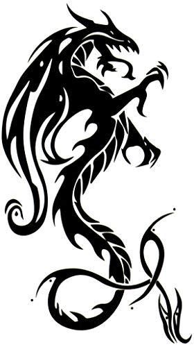 Dragon-tribal-tattoo-stencil