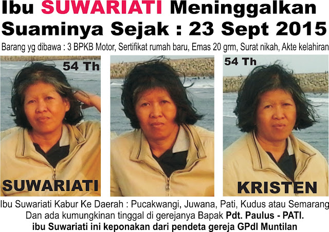 Anak hilang, Penculikan, E-KTP Ganda / ASPAL, Istri kabur 