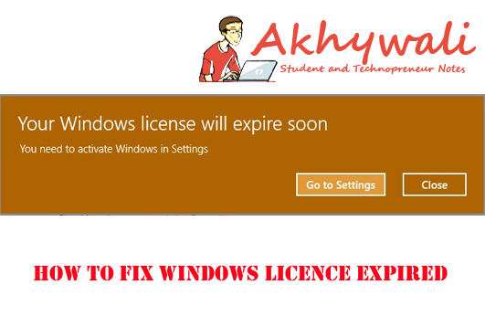 Cara Ampuh Atasi OS Windows yang Error Lisence Expired Windows 10 Tanpa Install Ulang