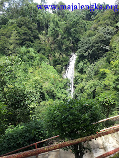 Curug muara jaya Tampak dari atas