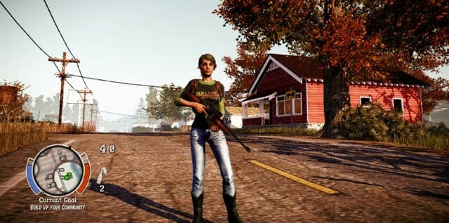 State of Decay عبارة عن لعبة فيديو رعب البقاء على قيد الحياة من المغامرة والمغامرة تم تطويرها بواسطة Undead Labs ونشرتها Microsoft Studios. إنه يركز على كيفية مواجهة مهارات القيادة للاعب ضد هجمة المشاكل ، مثل تناقص موارد البقاء ، وثقة المجموعة والمعنويات ، وإبادة الزومبي ، والدفاعات الأساسية ، وحياة الناس. تجمع اللعبة بين عناصر الرماة والتسلل ولعب الأدوار والألعاب الإستراتيجية وتتحدى اللعبة اللاعبين من أجل البقاء من خلال استكشاف الكسح ومحاربة الموتى الأحياء. تم إصداره لـ Xbox 360 في 5 يونيو 2013 وقوبل بمراجعات إيجابية. تم إصدار إصدار Microsoft Windows في 20 سبتمبر 2013 عبر Steam Early Access ، [7] مع إصدار تبعه في 5 نوفمبر 2013. تم إصدار نسخة معاد تسميتها إصدار One-One Survival Edition في 28 أبريل 2015 لـ Microsoft Windows و Xbox One مع مراجعات مختلطة. تم الإعلان عن State of Decay 2 في Xbox E3 2016. أدخلت اللعبة لعبة تعاونية متعددة اللاعبين. تم إصداره في 22 مايو 2018.