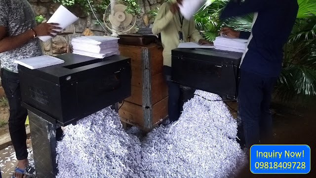 industrial paper shredder machine price