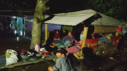 Korban Banjir Kampung Petung Hingga Malam Belum Dapat Bantuan