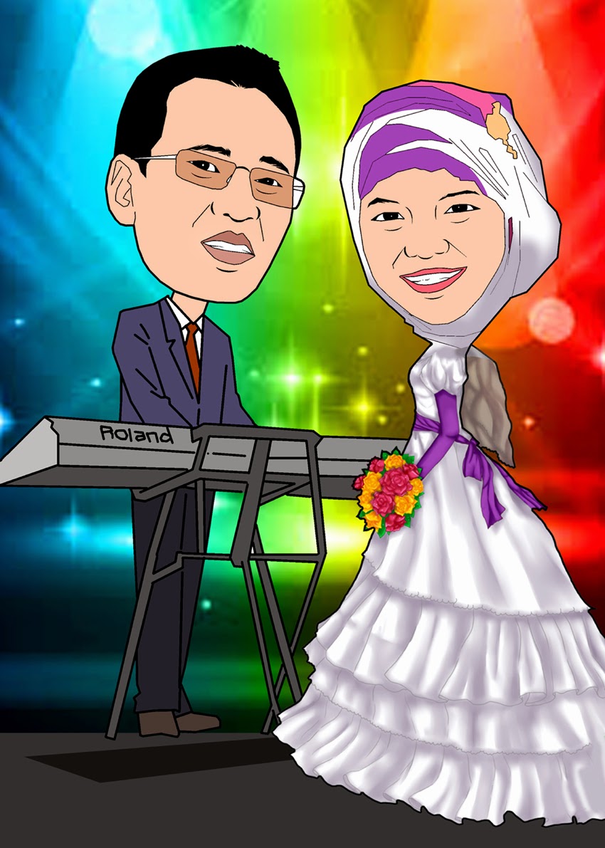 PESAN KARIKATUR MURAH Karikatur Couple Tematik