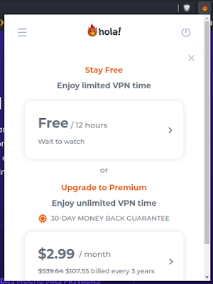 Hola VPN Funcionalidad en Navegador Web
