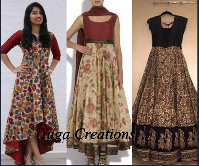 Kalamkari Anarkali/Gowns