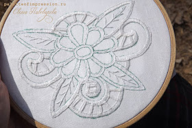 Ручная вышивка ришелье Hand embroidery cutwork  Рукодельный салон. Блог Вся палитра впечатлений. Palette of impression blog