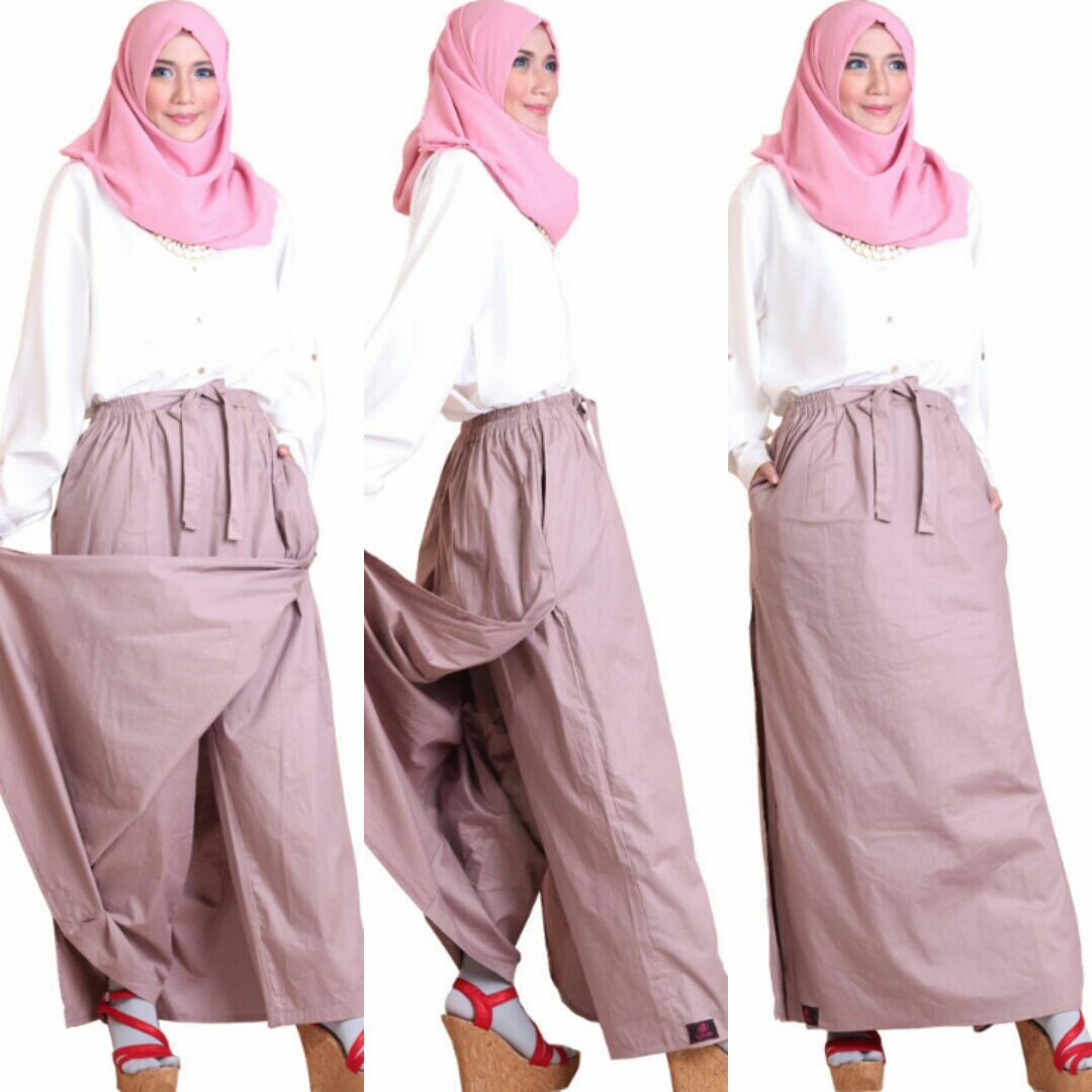 44 Model  Rok  Celana  Muslimah Terpopuler 2019 Model  Baju 