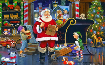 "Christmas" "Christmas Elves" "Elves Workshop" "Santa's Workshop" "Elves working in Workshop" "Elves Working" "Santa's Elves" "Elves making toys"
