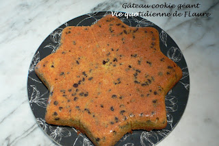 Vie quotidienne de FLaure: Gateau cookie geant