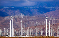 Wind Turbines Coachella Valley Palm Springs California (Credit: depositphotos.com) Click to Enlarge.