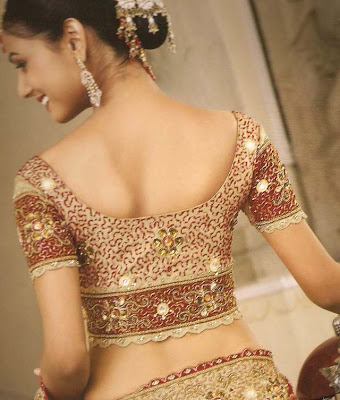The Latest in Wedding Fashion Choli and Saree Blouse Styles