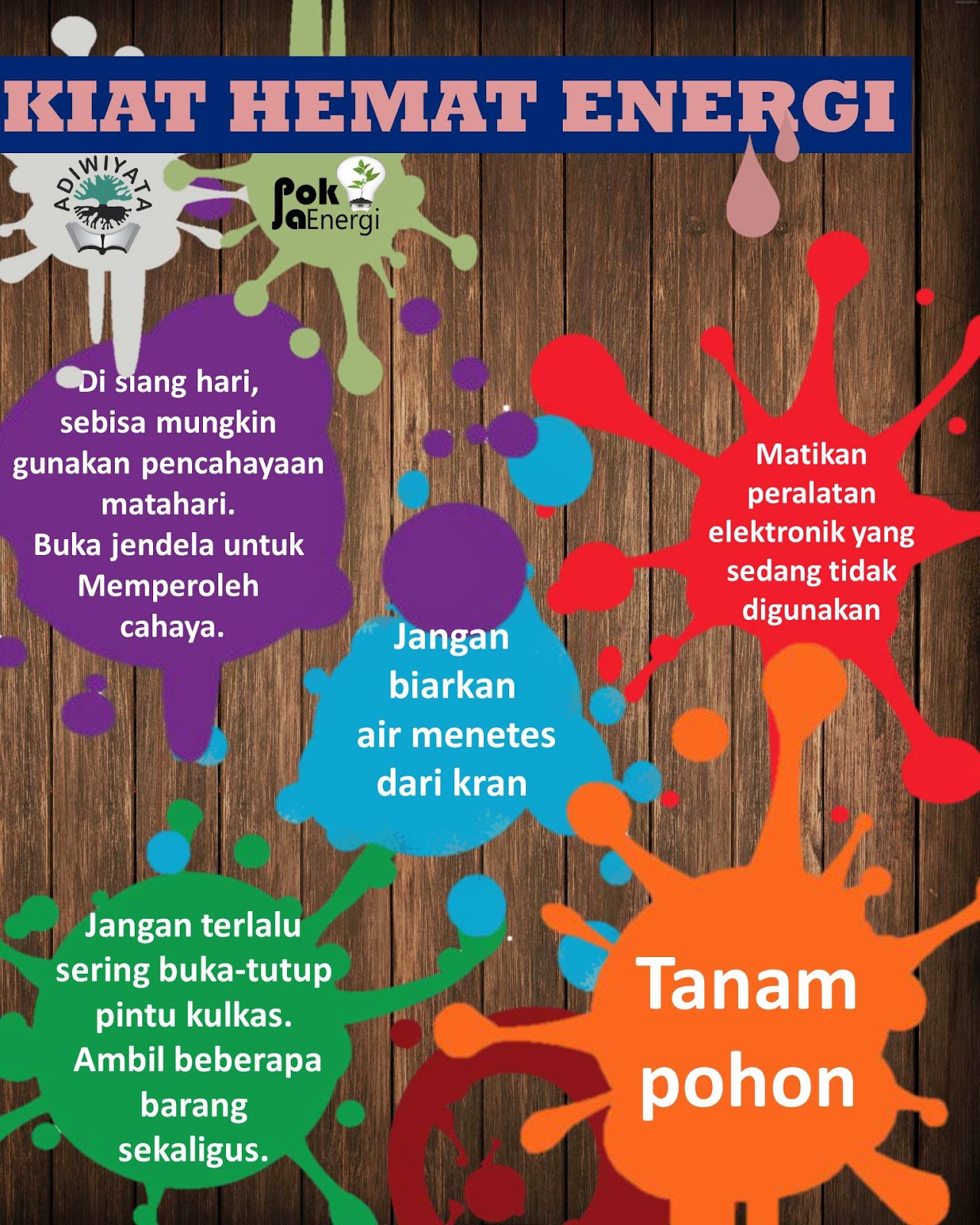 POSTER POSTER POKJA ENERGI - Berita MADRASAH ALIYAH NEGERI 