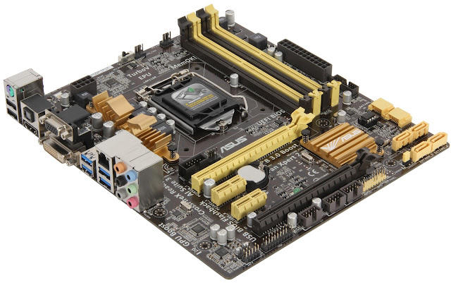 Asus Z87M-PLUS Motherboard with  Back IO