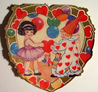Carte vintage de la Saint-Valentin