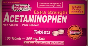 acetaminophen 500 mg  /  uses dosage side effects 