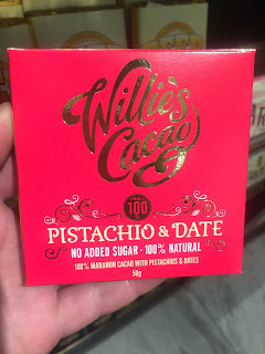 willies cacao 100% pistachio and date