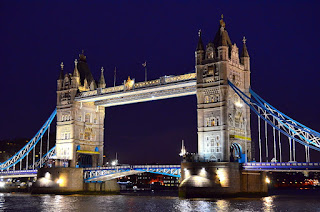 tower bridge at night london england
