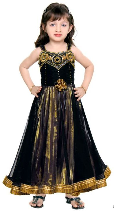 Kids-party-formal-winter-long-latest-wedding-pakistani-small-heavy-dresses-collection-2014.