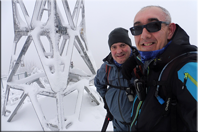 Zaldiaran mendiaren gailurra 978 m. - 2019ko otsailaren 3an