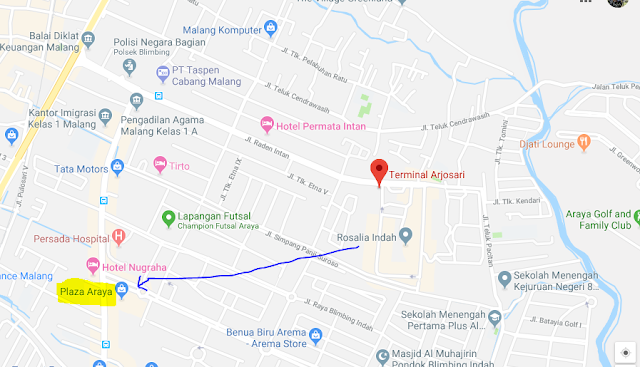 Tips  dan Trik Pesan Gojek - Grab di Terminal Arjosari Malang yang Aman