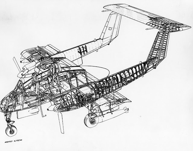 Convair Model 48 Charger cutaway