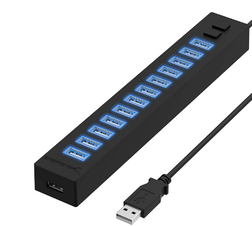 The Top Sabrent 3/13 Port Usb Hub 2.0/3.0 With Power Led