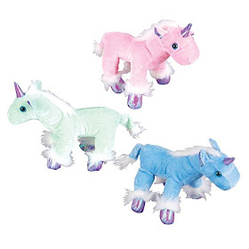 Nella the Princess Knight party favors-unicorn plush