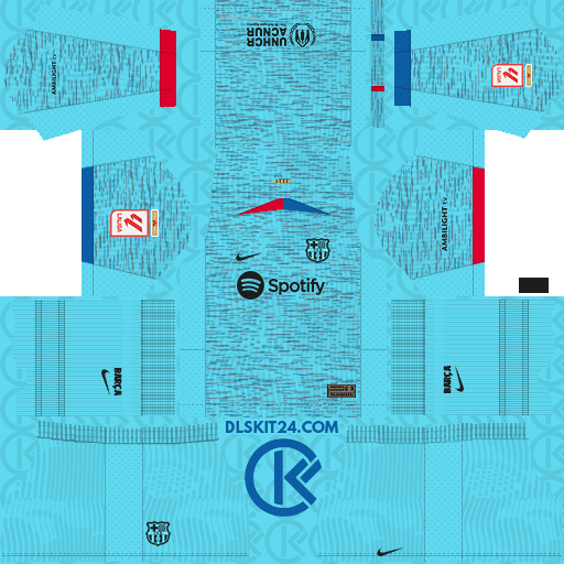 FC Barcelona Kits 2023-2024 Nike - Dream League Soccer Kits 2024 (Third)
