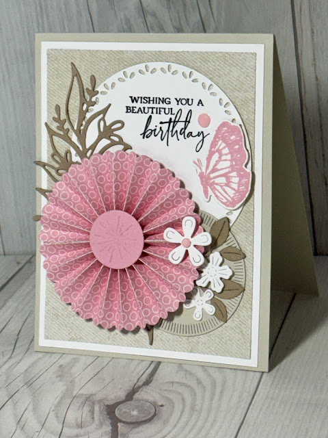 Birthday Card with Round we Go Bundle and Sketched Butterfiles Bundle from Stampin' Up!