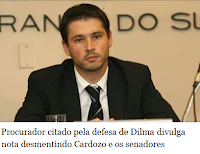 Procurador citado pela defesa de Dilma divulga nota desmentindo