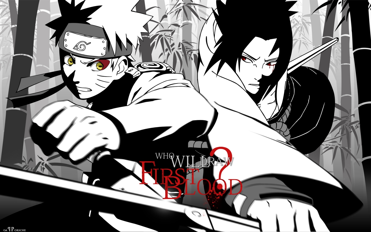 WallpapersKu Naruto vs Sasuke Wallpapers