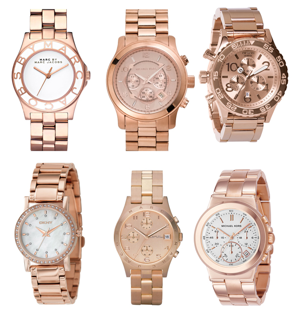 Spring Trend ALERT... Rose Gold Watches