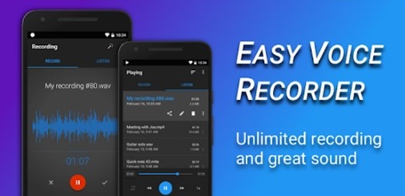 Download Aplikasi Android Perekam Suara Terbaik Gratis (Easy Voice Recorder), Aplikasi Android Untuk Merekam Suara Telepon