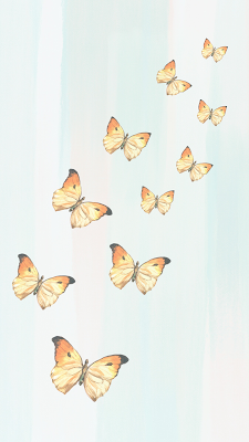 Spring Butterflies phone wallpaper - free download