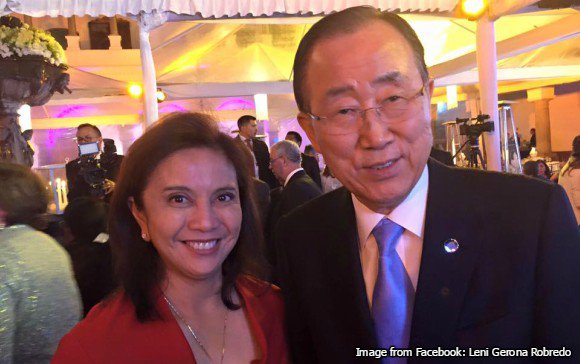 Something Fishy Aling Leni Robredo meets Ban Ki-Moon