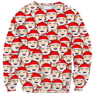 Shelfies Emoji Santa Sweater 