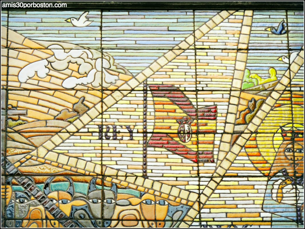 Mosaicos de Guillermo Granizo en la Misión Dolores, San Francisco