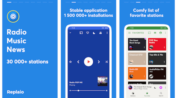 Replaio Live Radio: Το ραδιοφωνικό app που μας δίνει πρόσβαση σε πάνω από τριάντα χιλιάδες σταθμούς