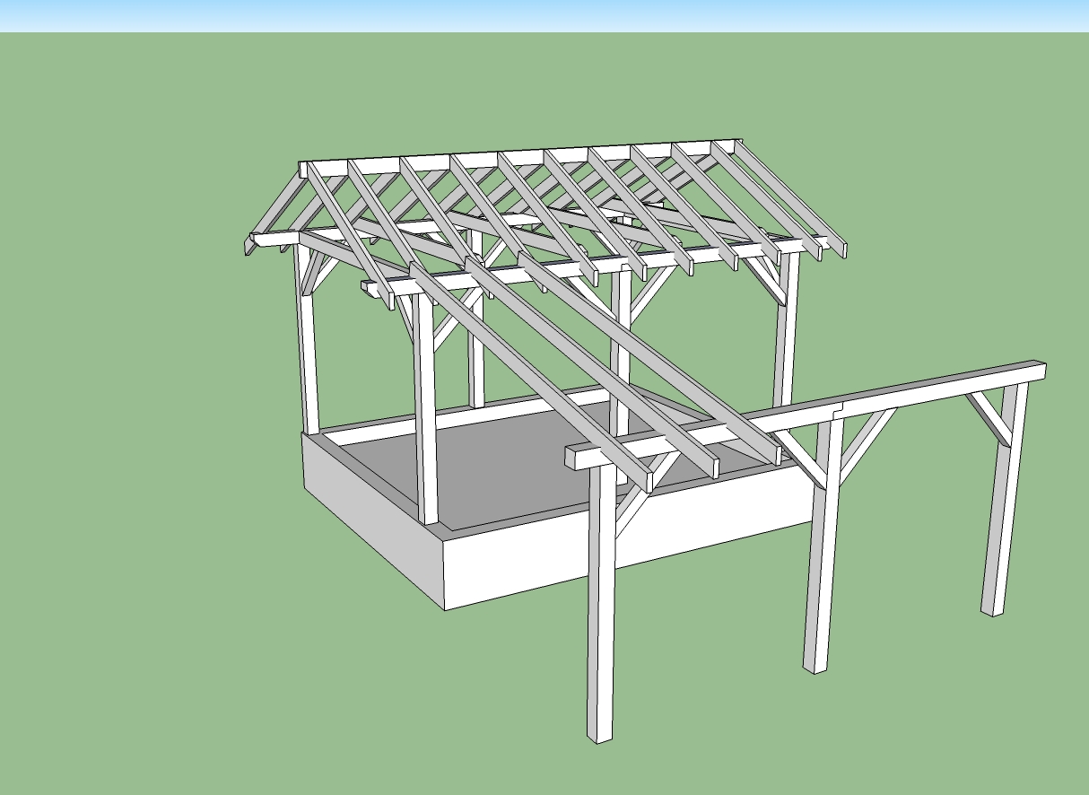 Extending Roof Truss to Shed