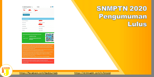 SNMPTN 2020 Pengumuman Lulus