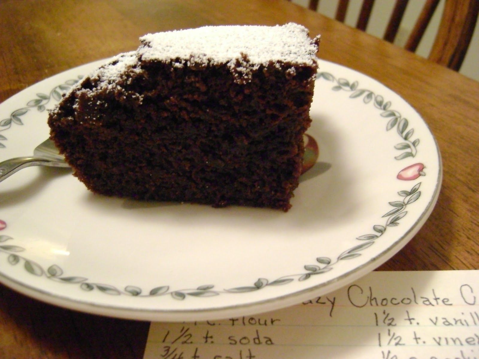 moist chocolate cake recipe Mamaw’s Recipe Box #2: Crazy Chocolate Cake