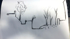 image of a sketch drawn by student