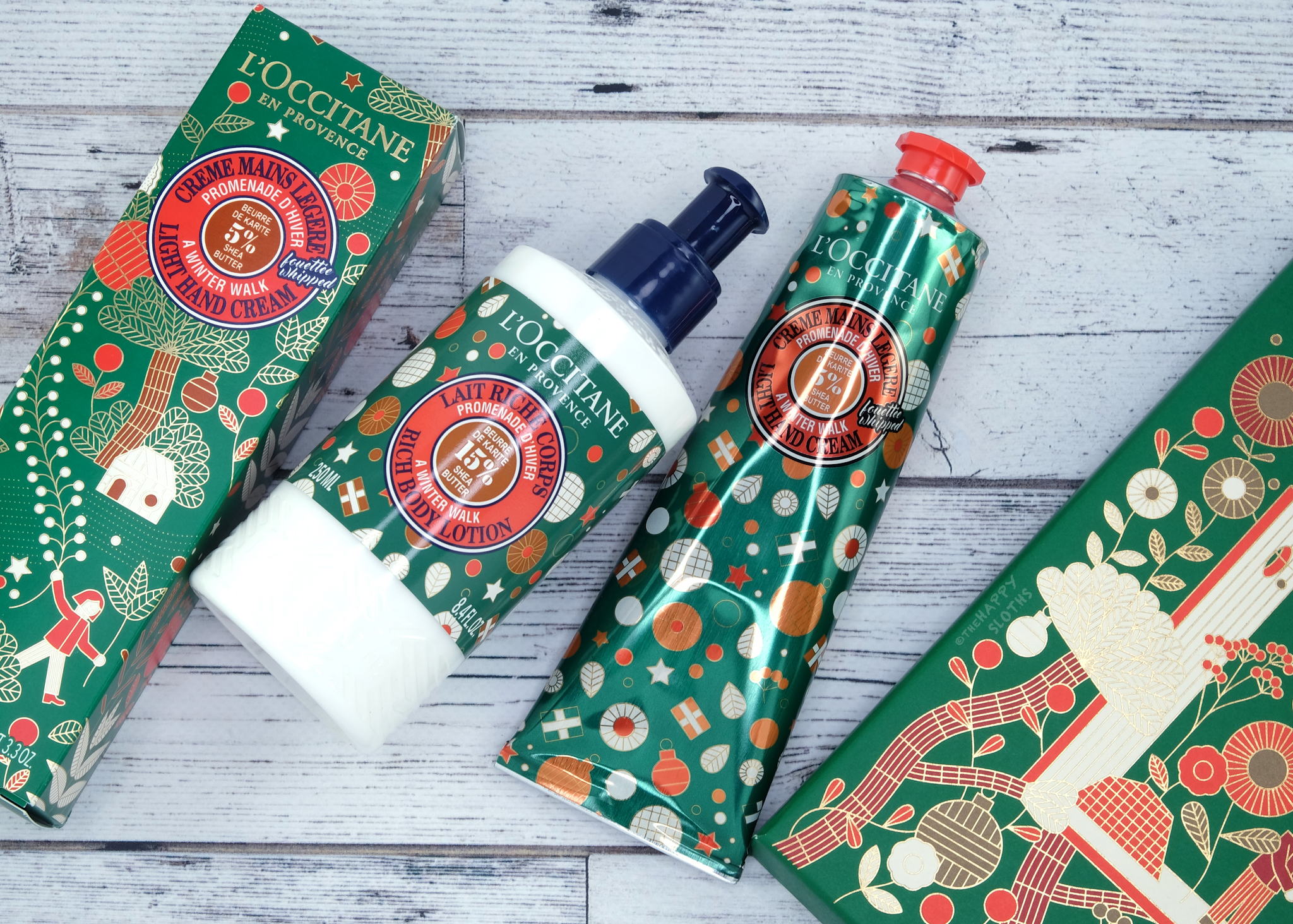 L'Occitane | A Winter Walk Light Hand Cream & A Winter Walk Rich Body Lotion